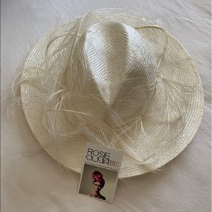 Rosie Olivia Millinery Off White Hat...NWT